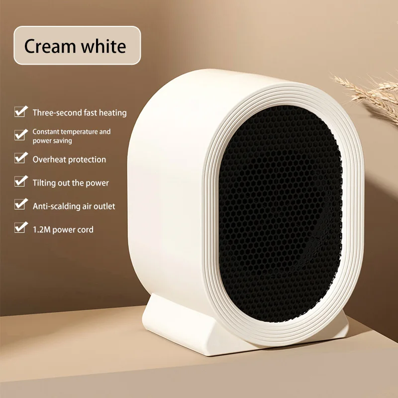 Xiaomi MIJIA Desktop Heater Vertical Heater Home Bedroom Small Electric Heater Dormitory Quick Heat Heater Suitable for Home