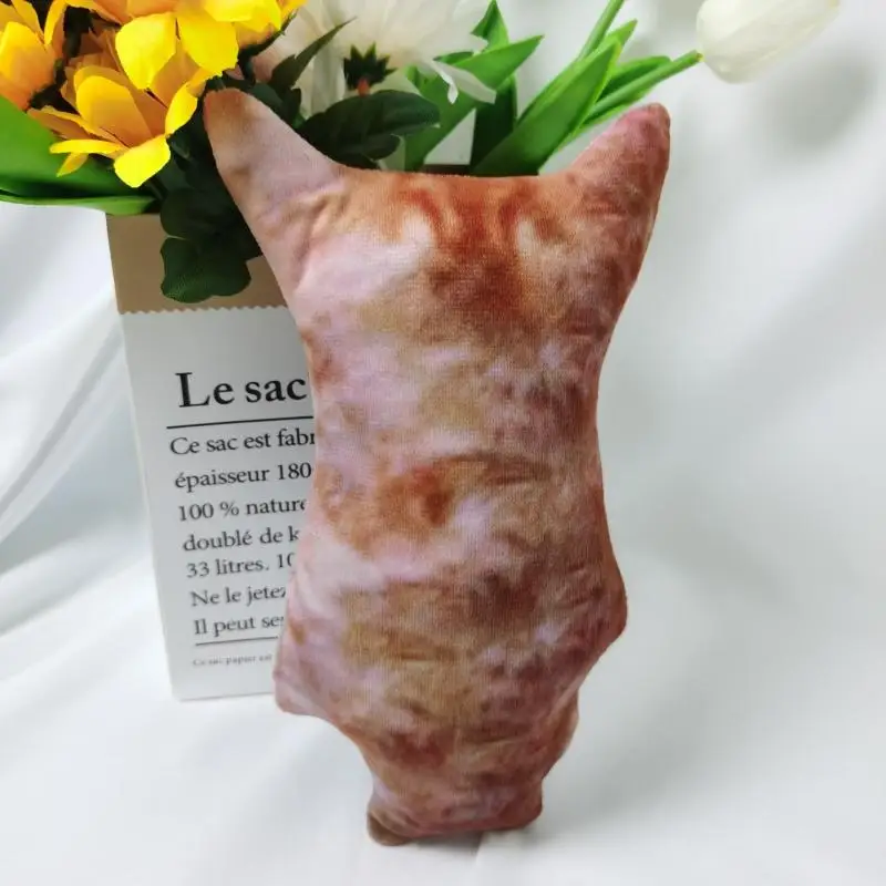 Cute Meme Orange Cat Mini Plush Pillow Viral Kitten Doll Soft Fluffy Throw Cushion Party Present