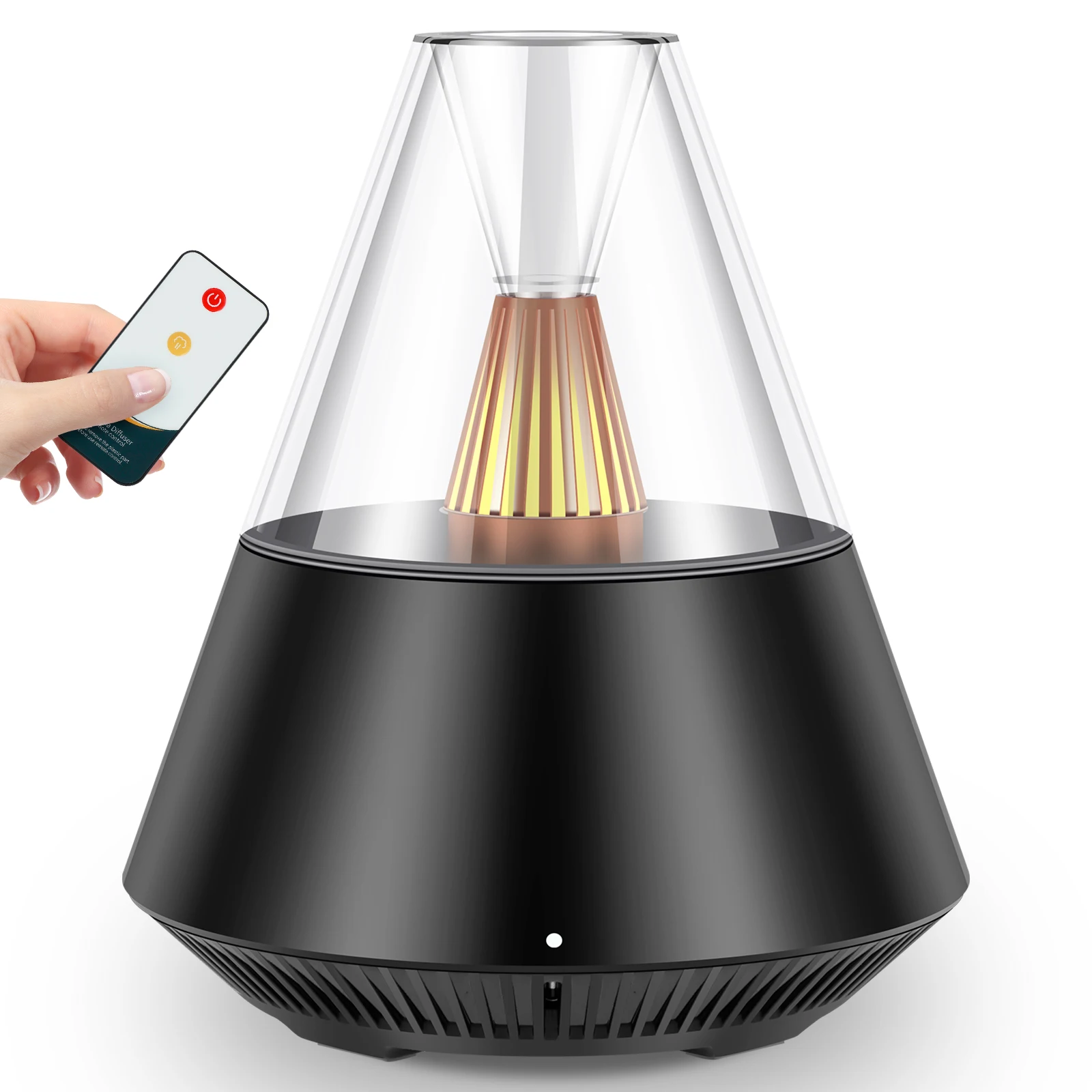 Essential Oil Diffuser Ultrasonic Cool Mist Scented Oil Diffusers with Waterless Auto-Off 150ML Aromatherapy Diffuser with LED