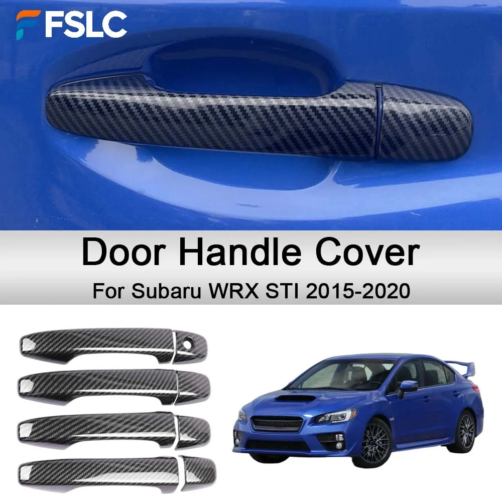 

Cars Accessories Door Handle Cover For Subaru WRX STI 2015-2020 Car Decoration Exterior Styling Upgrade Modify A Car