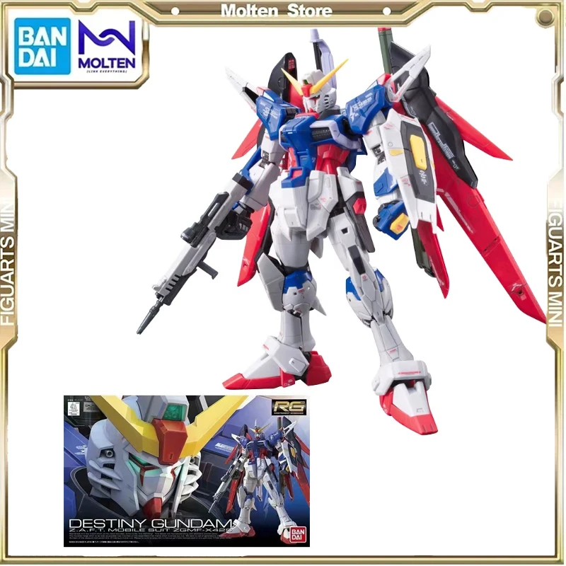 

Подлинная сборная модель BANDAI GUNDAM RG11 1/144, Destiny Gundam, модели экшн-фигурок, детские игрушки, коллекционные украшения