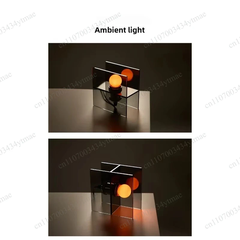 Black Crystal INS Style Desk Lamp, Bedroom Bedside Light Home Decor Table Lamp for Living Room Decoration