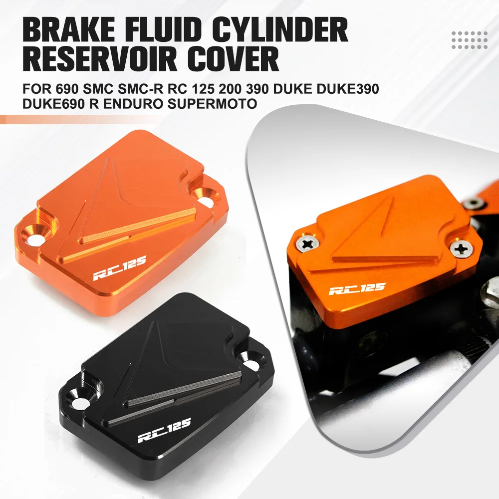 

For KTM 690 SMC SMC-R RC 125 200 390 DUKE Duke390 Duke690 R Enduro Supermoto Brake Clutch Master Cylinder Fluid Reservoir Cover