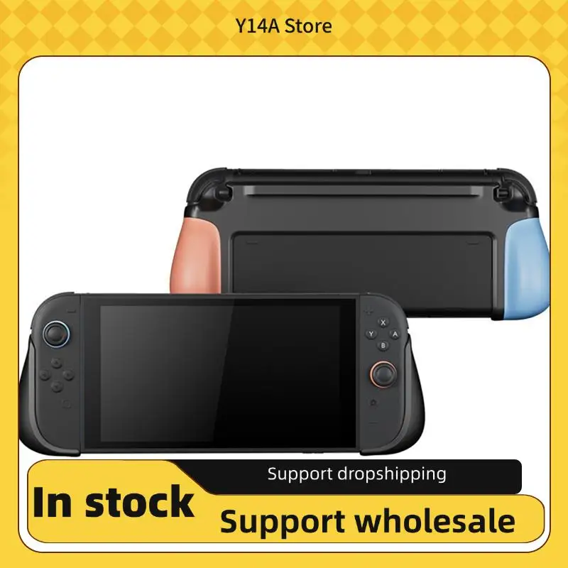 Y14A Anti-Slip Grip With Stand For Nintendo Switch 2 Game Console Ergonomic Grip Holder For Switch 2 Accessories