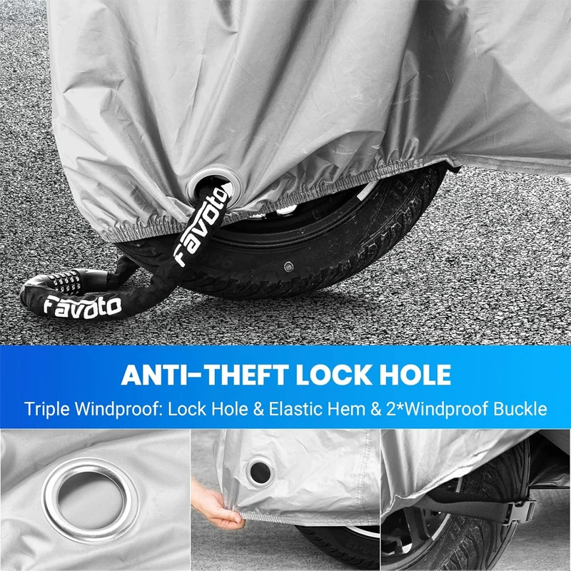 غطاء دراجة نارية بدون أذن لسيارة BMW G 310 R - حماية لكامل الجسم في الهواء الطلق، ملحقات موتو واقية من الشمس مقاومة للماء والغبار #6