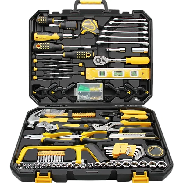 168PCS tools set include screwdrivers wrench pliers for home repairing multi-purpose Tool set box Combination Hand Tool Sets