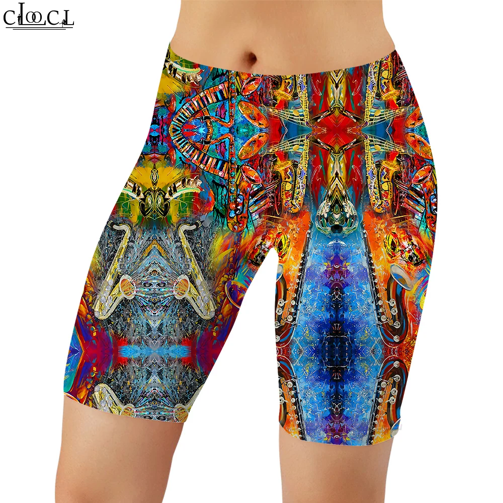 

CLOOCL Fashion Women Legging Strange Palace Pattern 3D Printed Leggings for Female Gym Workout Jogging Skinny Shorts