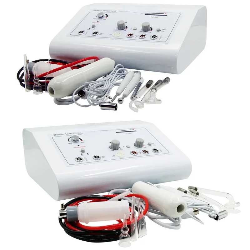 Physical galvanic facial machine Therapy Latest Products in Market 4 in 1 Multifunction Galvanic vaccum breast machine