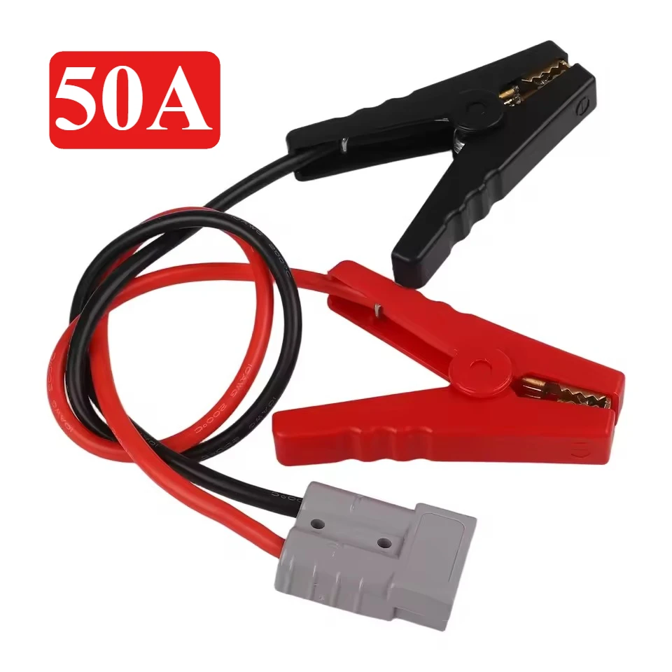 

Вилка Andersoner 50A до зажимов типа «крокодил» 100 мм, разъемы F, удлинитель для зарядки аккумулятора для вилочного погрузчика, быстросъемный разъемный зажим