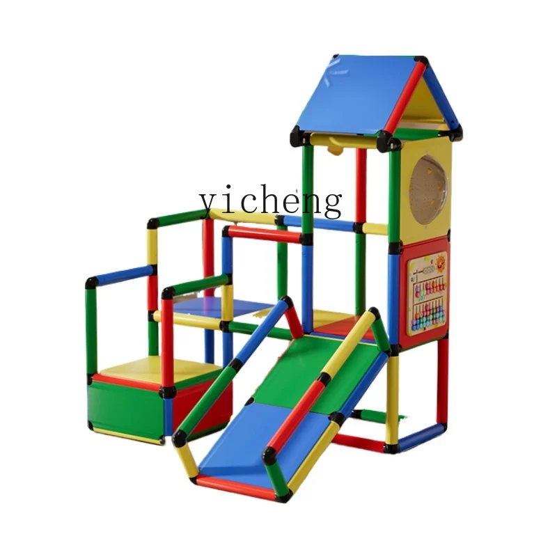 Multifuncional Sliding Board para Crianças, Quadro de Escalada Indoor, Quarto Infantil Pequeno, Tqh Variedade