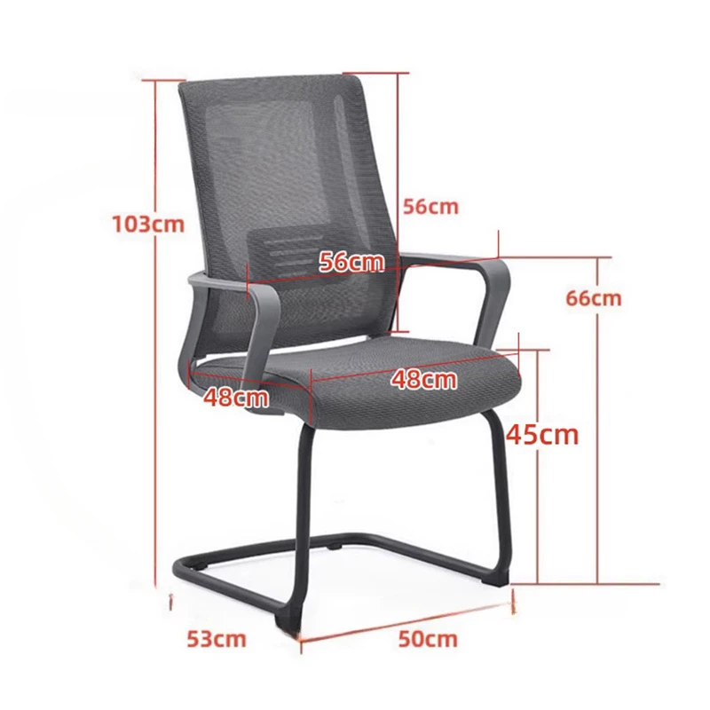 Modern Minimalist Conference Chairs for Work Company Special Office Chair Light Luxury Conference Hall Pulley Backrest Armchair