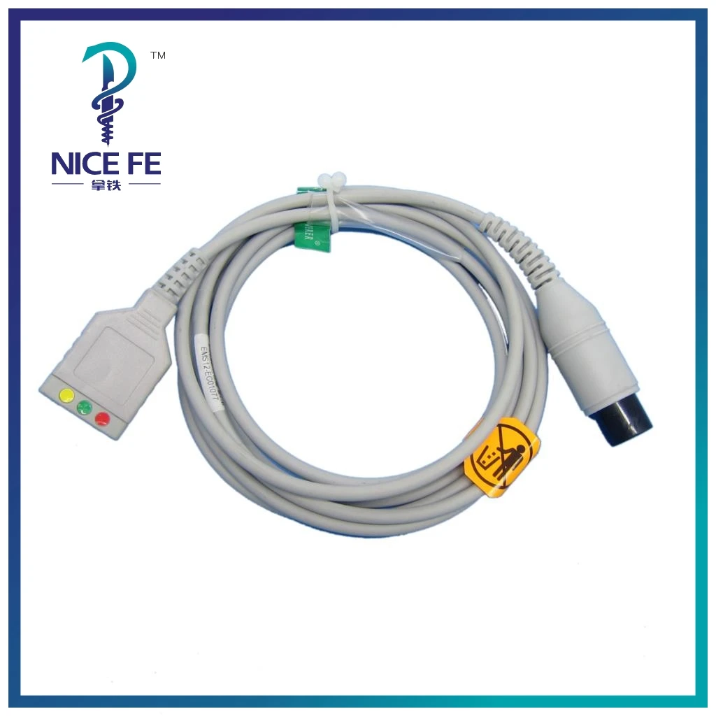 

ECG 5-leads Trunk Cable For mindraiy MEC1000/2000,PM7000/8000/9000-3-5leads Patient Monitor