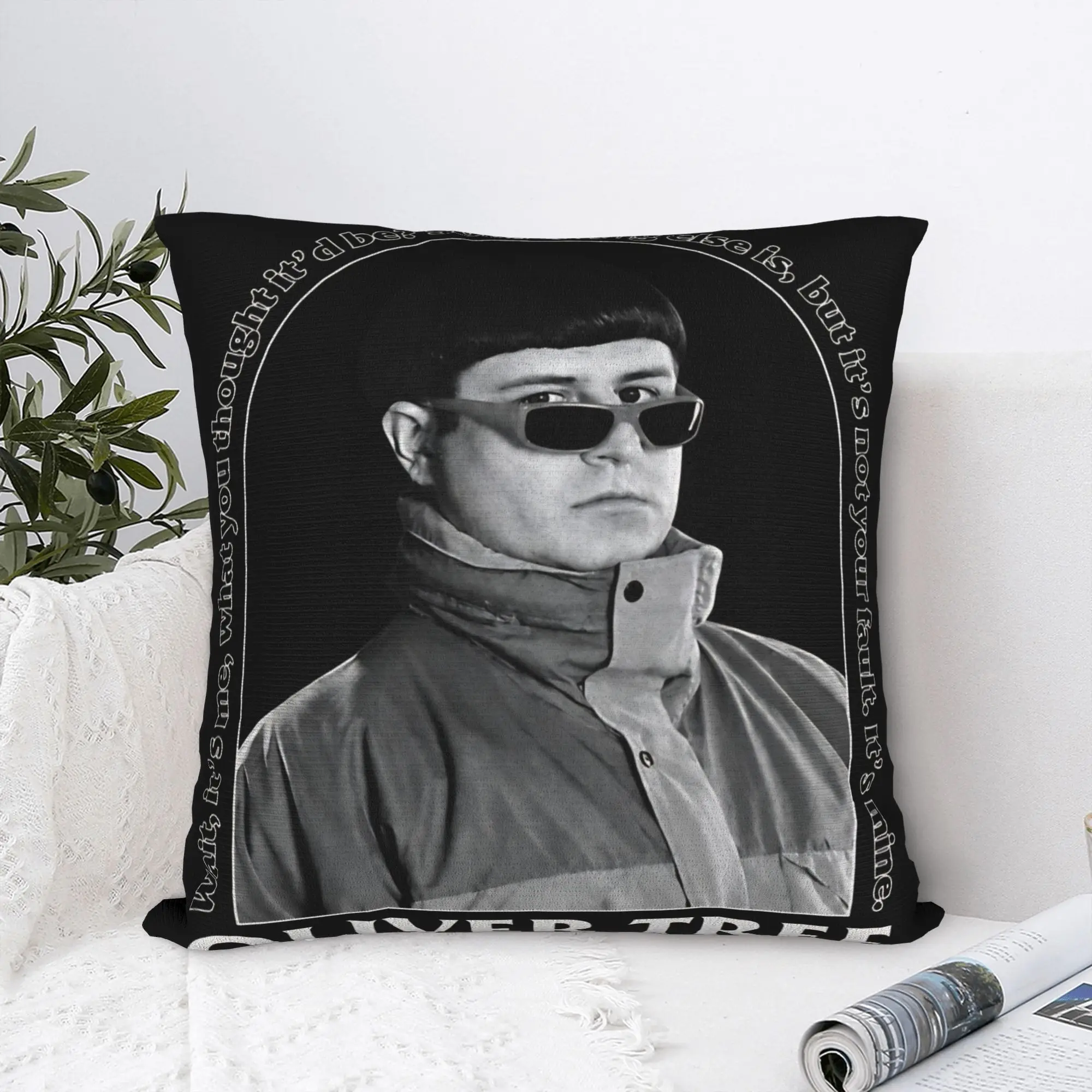 Oliver Tree Rest In Peace 1993 to 2026 Pillow Case  Comfy Pillow Cover For Couch Sofa Bedroom Fashion Cushion Cover