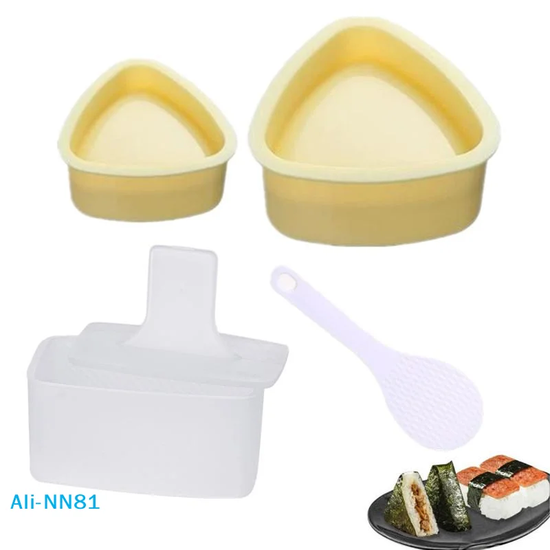 

【N】Rectangular Sushi Mold Kit Musubi Maker For Spam Kimbap Onigiri Rice Ball Press Tool Household Kitchen Bento Accessories DIY