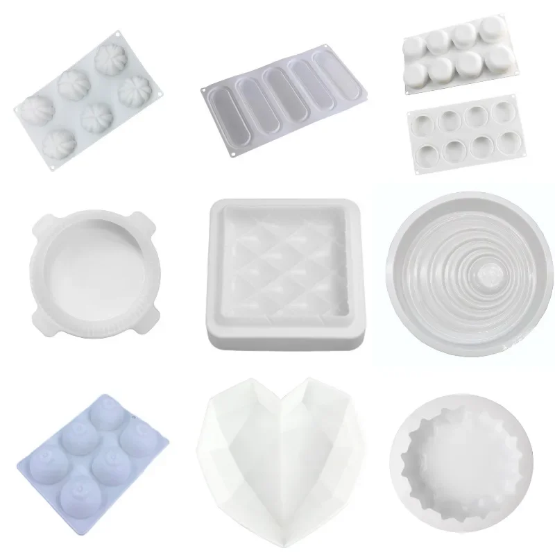 1Set Ronde Eclips Siliconen Cakevorm Voor Mousses Ijs Chiffon Cakes Bakvorm Decoreren Accessoires Bakvormen Gereedschap