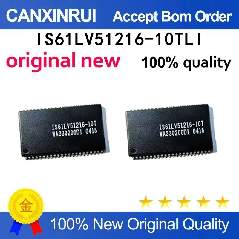 (5pcs-100pcs）IS61LV51216-10TLI Memory Chip TSOP44