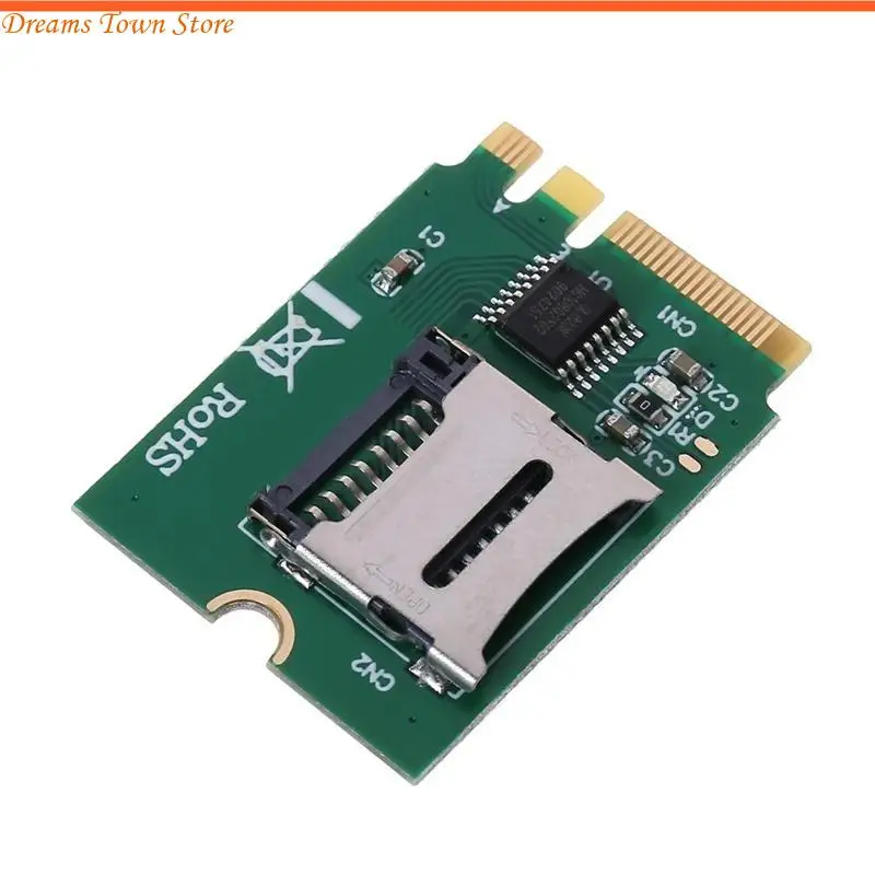 

HX6A NGFF for Key A.E WIFI Slot to SDHC SDXC TF Card Reader T-Flash Card