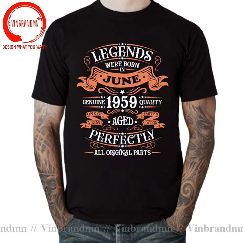 Legends Born in 1959 Aged Perfectly November September October December January Febuary March April May June July August T Shirt