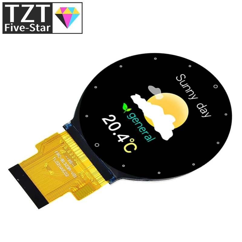 

IPS 2.1 inch 40PIN SPI 262K TFT LCD Round Screen Display No Touch ST7701 Drive IC 480*480 RGB Interface For Arduino UNO R3