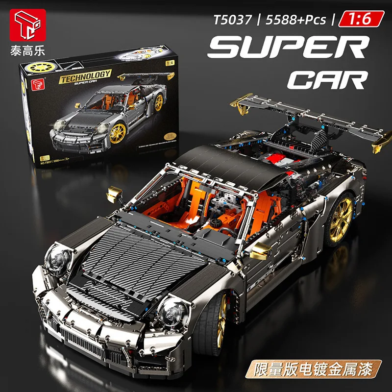 TGL T5037 Technical Super Car Model Brick City Racing Series Child Assembly Toys Building Blocks Gift For Boys 5588PCS