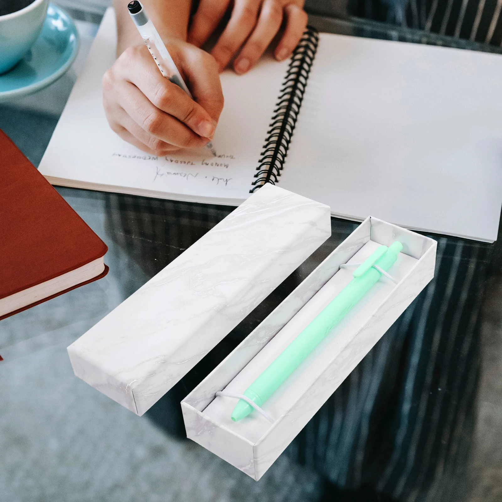 

5 Pcs Stationery Gift Box Pen Container Fountain Storage Case Packaging Paper Cases Boxes Cute