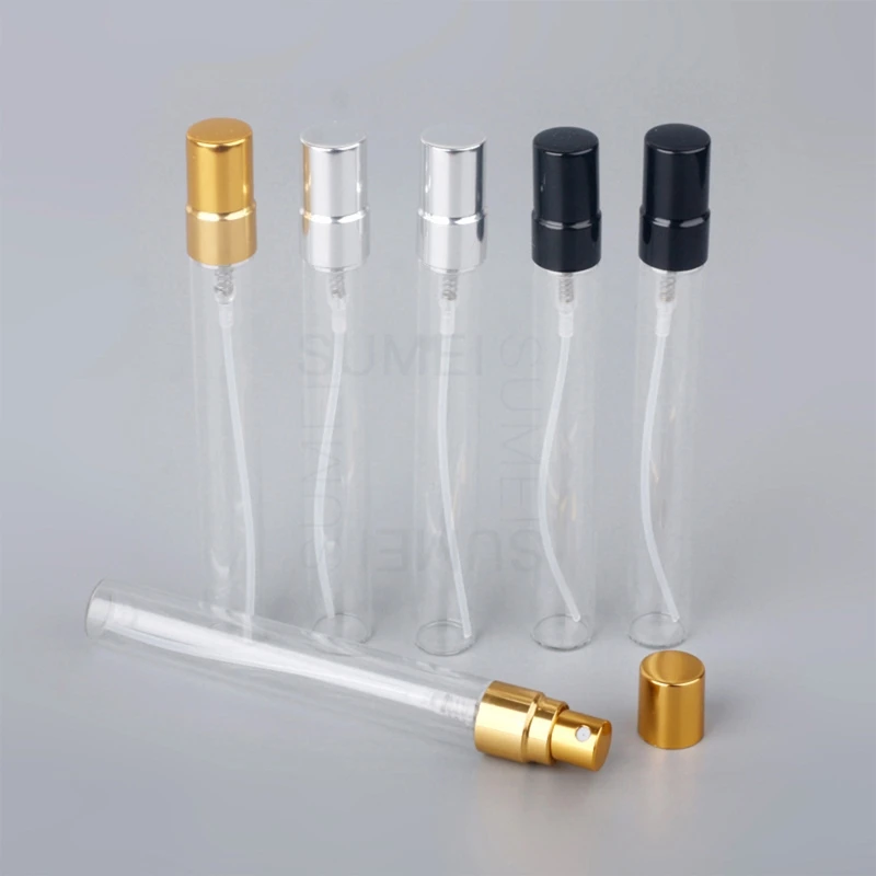 زجاجة عطر محمولة قابلة لإعادة الملء سعة 10 مل، حاوية زجاجات رذاذ مستحضرات التجميل الفارغة
