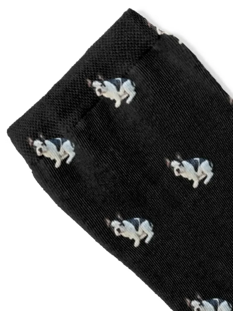 French bulldog gift Socks New year's warm winter gift Antiskid soccer Socks Woman Men's