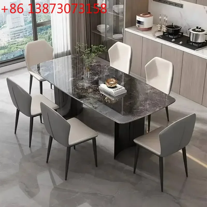 

Design Square Black Dining Tables Nordic Marble Breakfast Luxury Dining Tables Kitchen Modern Mesas De Comedor Luxury Furniture