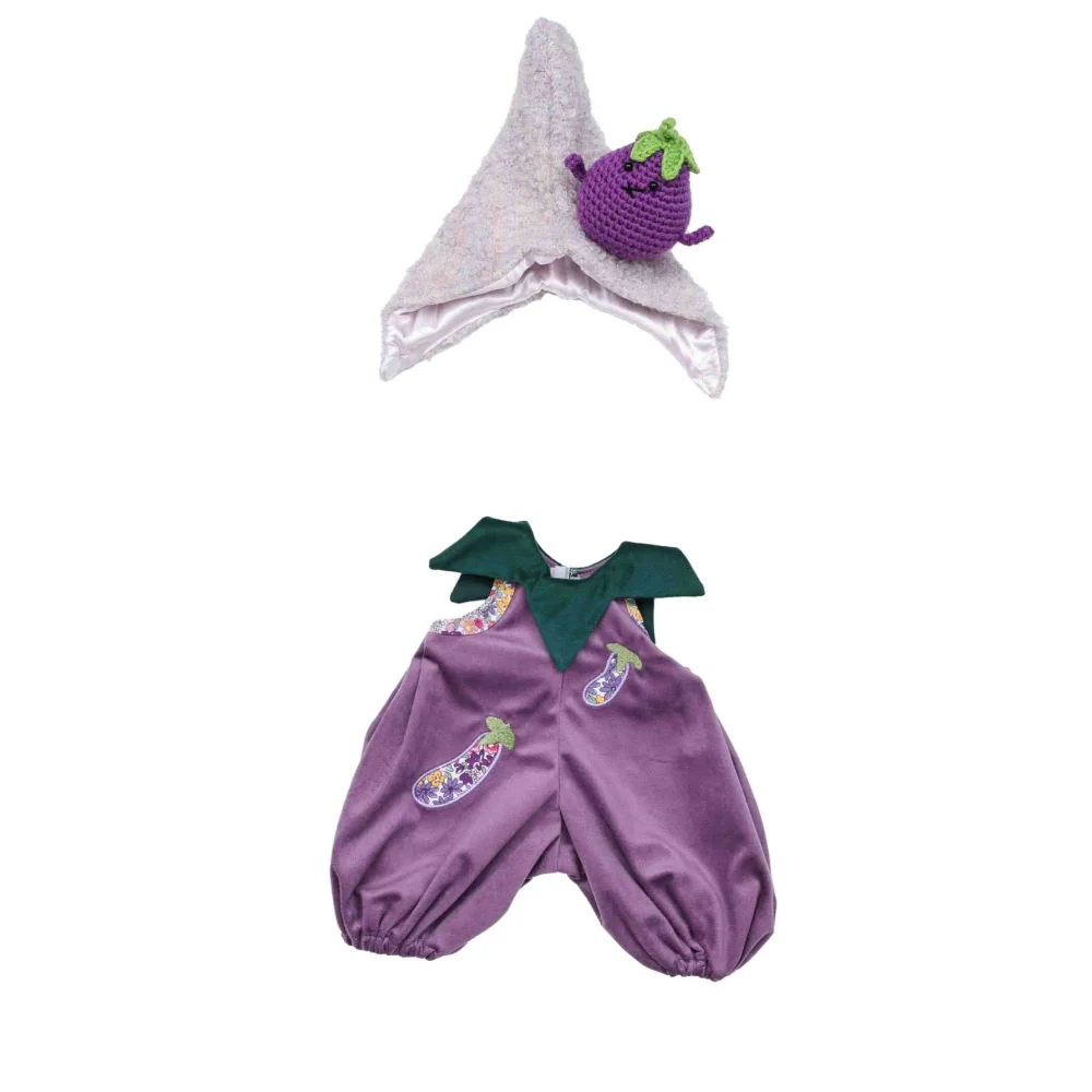 

Cloveray 40cm Doll Clothes Puppet Doll Jumpsuit Suitable 18 Inch Doll Vegetable Set Reborn Baby Doll Accessories Dress-up Game