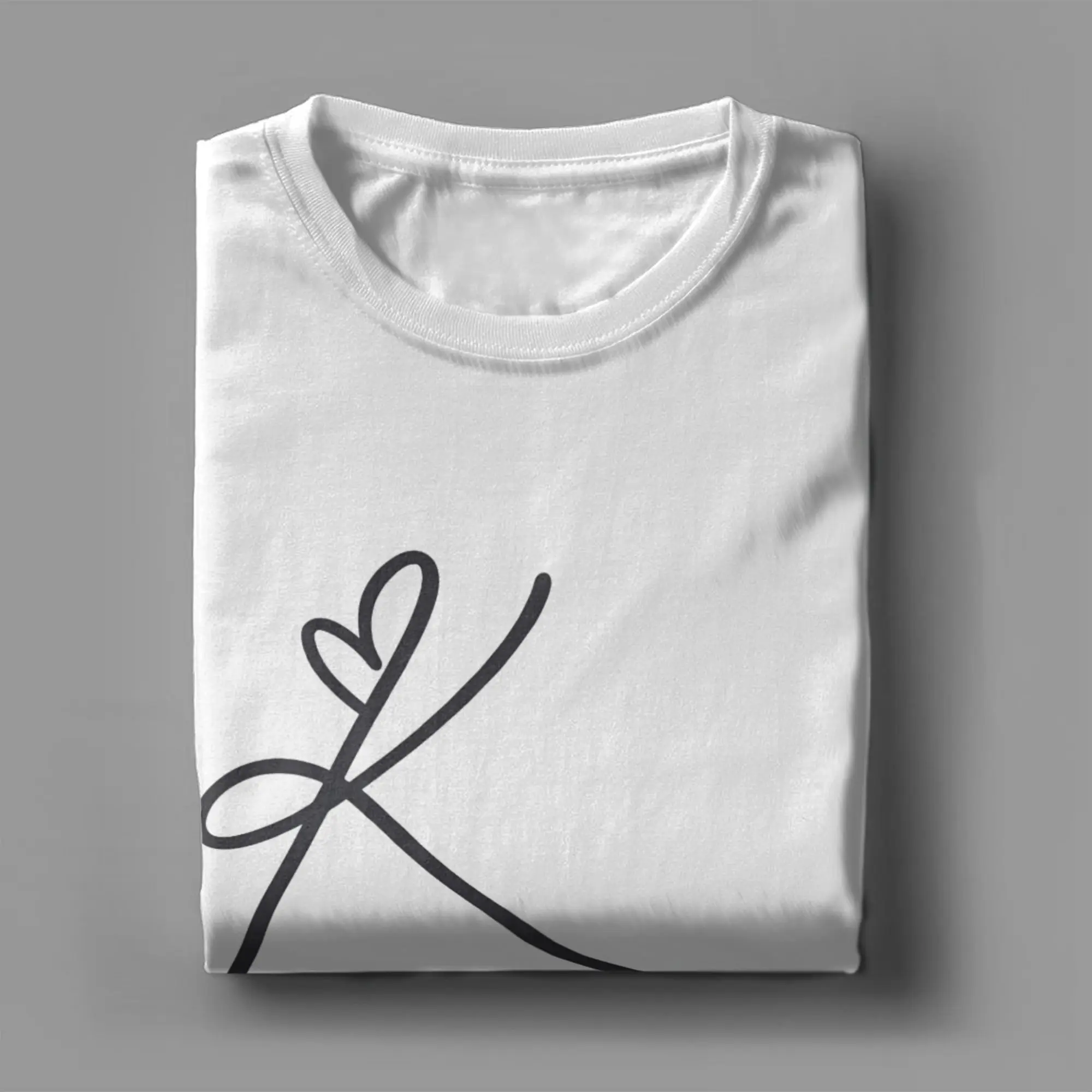 Kay Lovely   T Shirts Men's  100% Cotton Funny T-Shirts Round Neck  Tee Shirt Short Sleeve Tops Birthday Gift