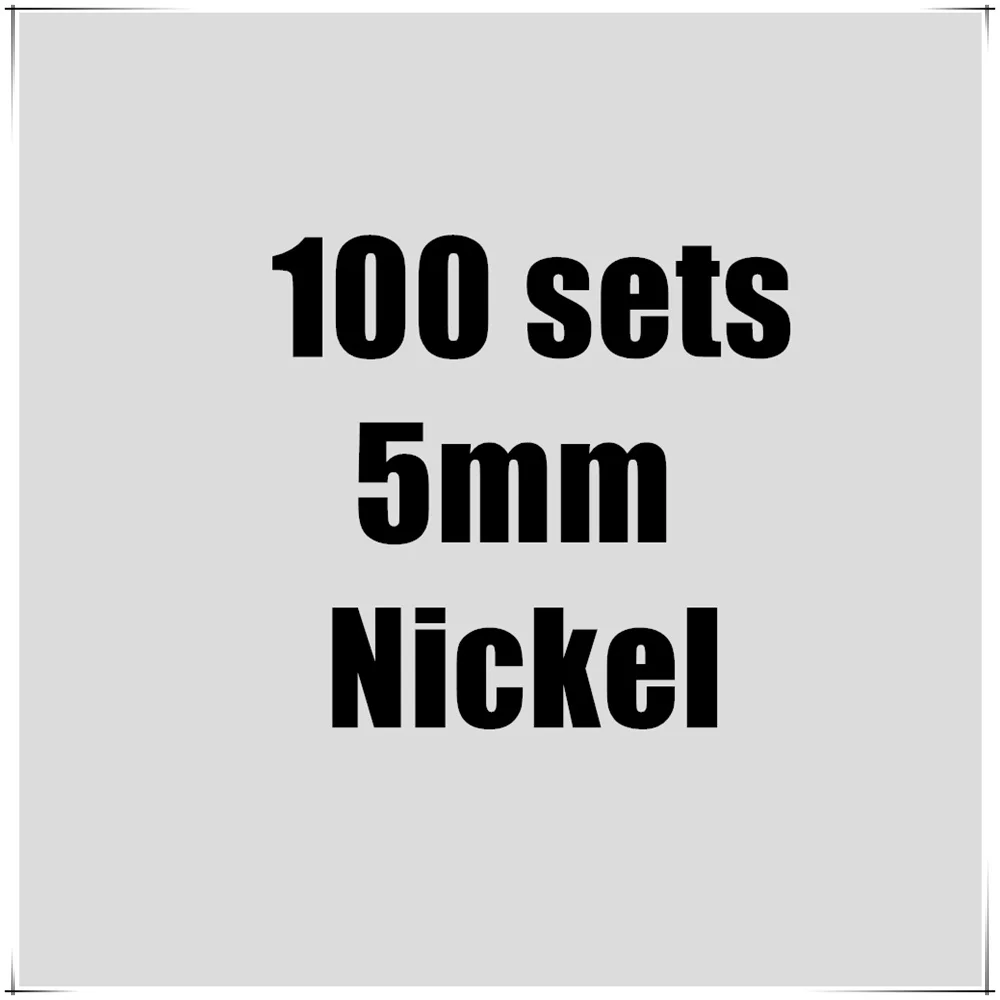 100 stks/pak Metalen Oogjes Grommets 3 MM 4 MM 5 MM voor Leather Craft DIY Scrapbooking Schoenen Mode Praktische Accessoires