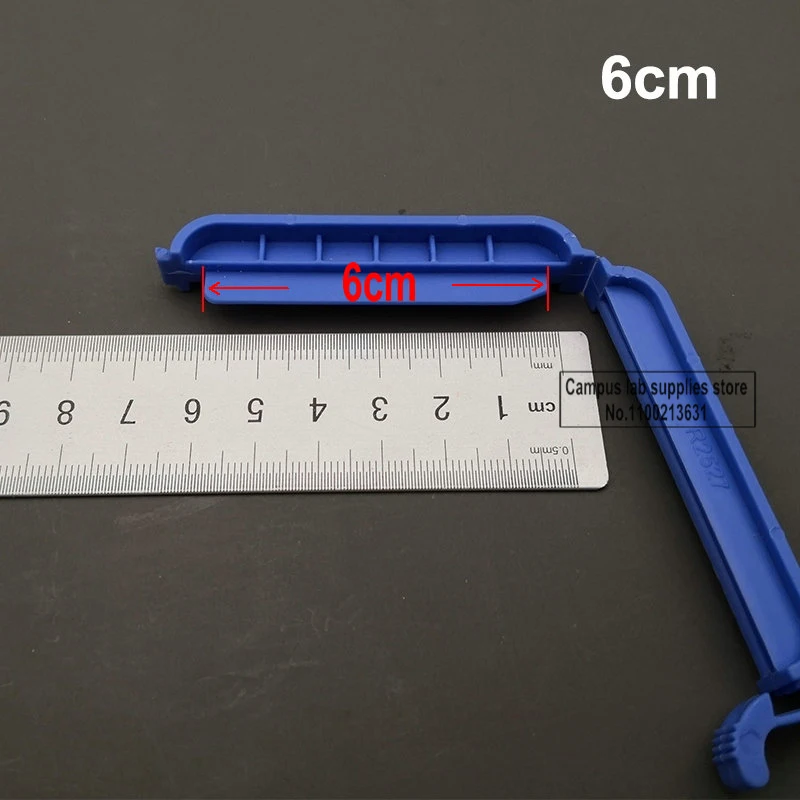 10pcs/20pcs/50pcs Laboratory Plastic Dialysis Clamp 4/6/8/10cm for Dialysis Bags