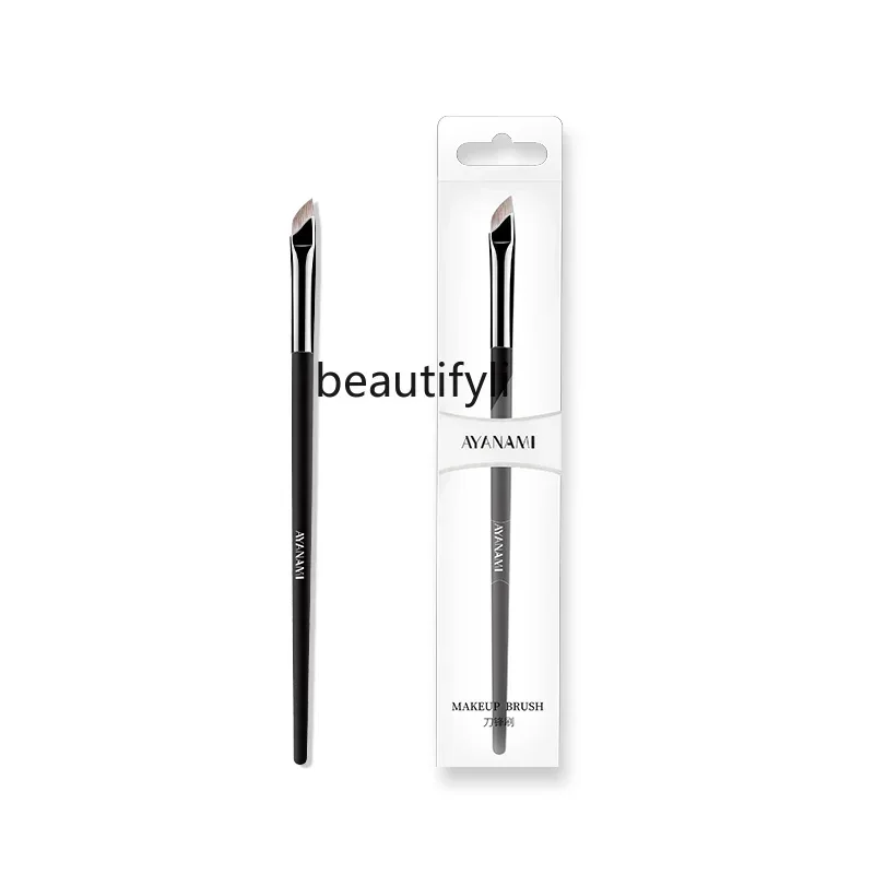 

Sickle eyeliner brush Bevel blade makeup Under eyelid to aegyo sal brush Eyebrow brush Ultra thin