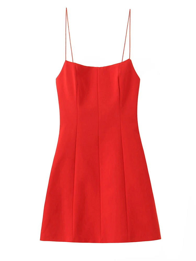 TFMLN ฤดูร้อนผู้หญิงบางสลิงมินิเดรส New Holiday Beach Causal แขนกุด Backless Bow ตกแต่ง Slim Elegant Dresses