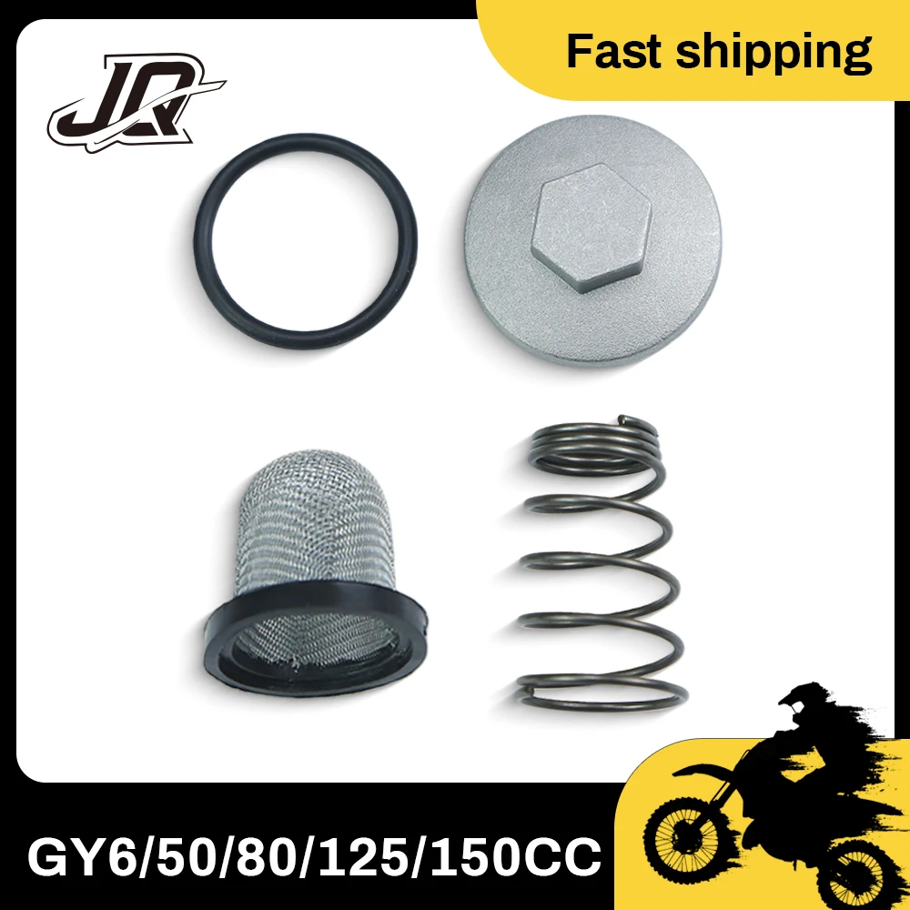 Motoröl-Auslassstopfen-Filtersatz GY6 50–150 cc 139QMB, kompatibel mit Honda PCX125, Roller, Moped, ATV, Ersatzteilen