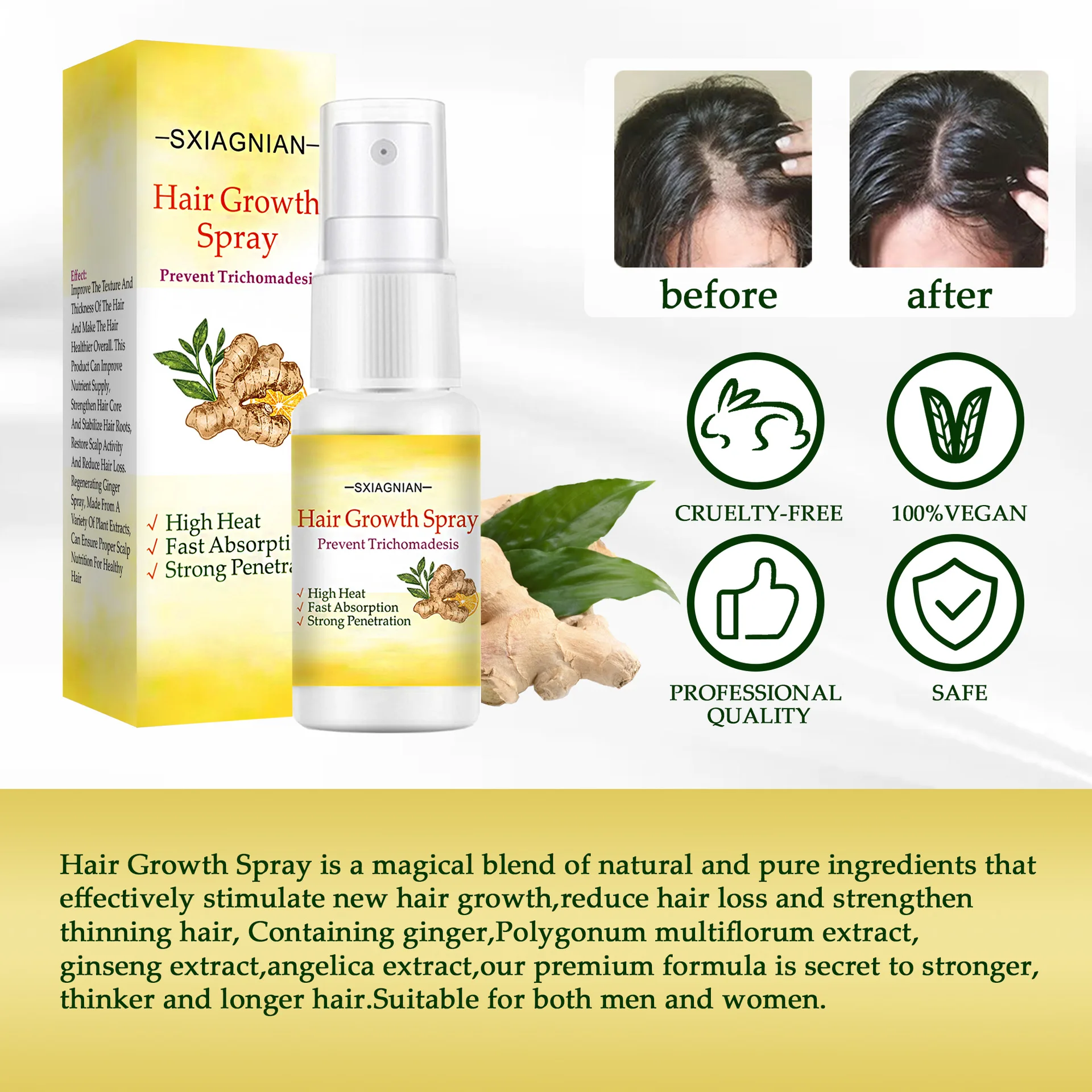 Zencefil yağı besleyici esansi - Hair Care Essence Oil Spray incelemesi ve fiyatı