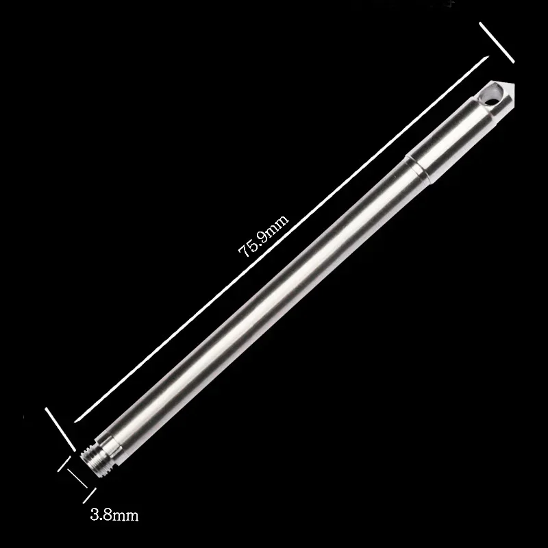 1PC กลางแจ้ง MINI TITANIUM Alloy แบบพกพาปากกา EDC มัลติฟังก์ชั่พวงกุญแจปากกาแบบพกพาโลหะปากกา
