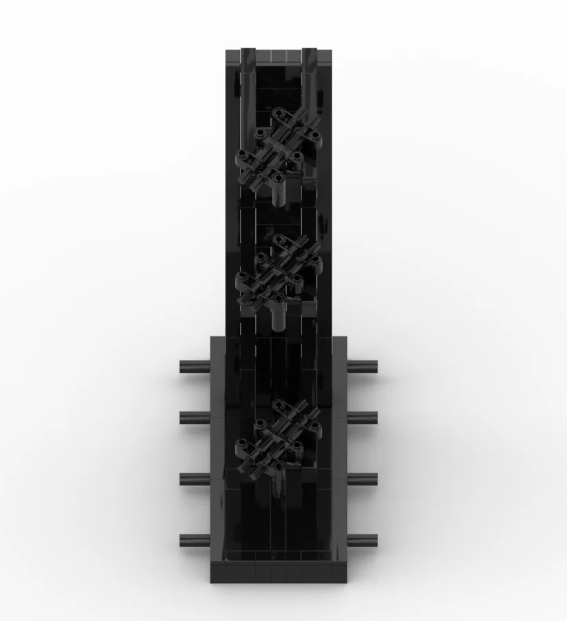 MOC DIY Rennwagen-Ständer Ausstellungsständer Bausteine Zusammengebautes Modell Ornamente Spielzeugbaustein Kompatibel mit Grundplatte 3385 65634 – Detail 12