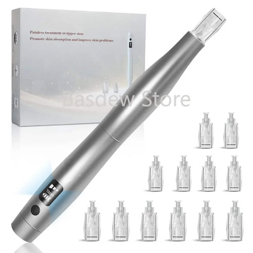 

Electric Nano Freckle Removing Acne Beauty Pen Facial Water Hydrating Inductive Therapeutical Instrument