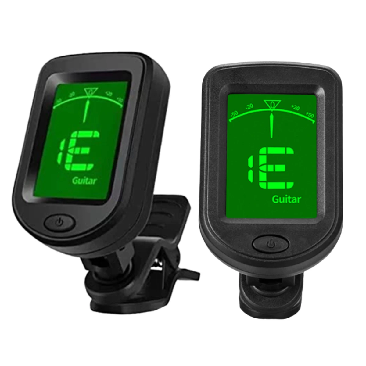 2/1pcs Digital gitarren tuner 360 Grad drehbares LCD-Display Digitaler Clip-On-Ton-Tuner für