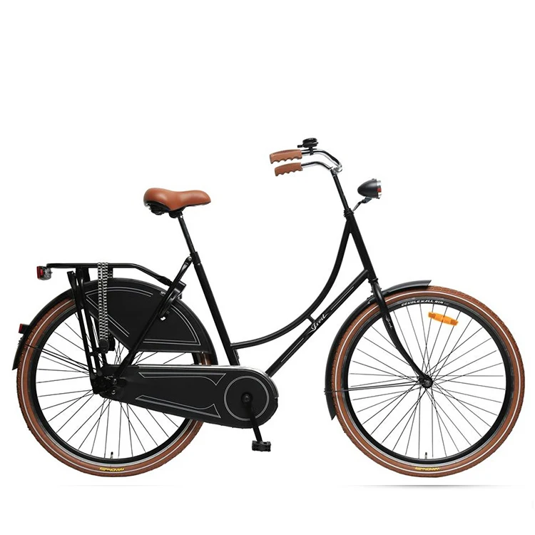 

TXED Selling Vintage City Bicycle Aluminum Alloy 28 Inch Single Speed OMA Lady City Bikecustom