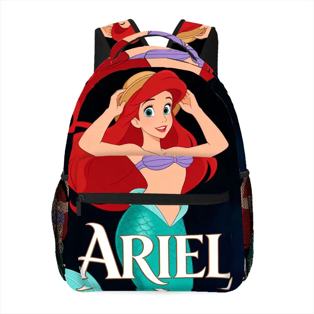 

1 шт., рюкзак Disney «Алиса в стране чудес» с мультяшным узором и застежкой-молнией, прочная сумка на плечо унисекс