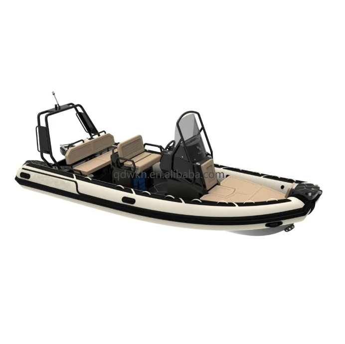 CE-Zertifiziertes Sportboot Doppelmodell Aluminium 480 Hypalon Schlauchboot mit Festrumpf Angeln Surfen Outdoor PVC Fiberglas RIB-Boot