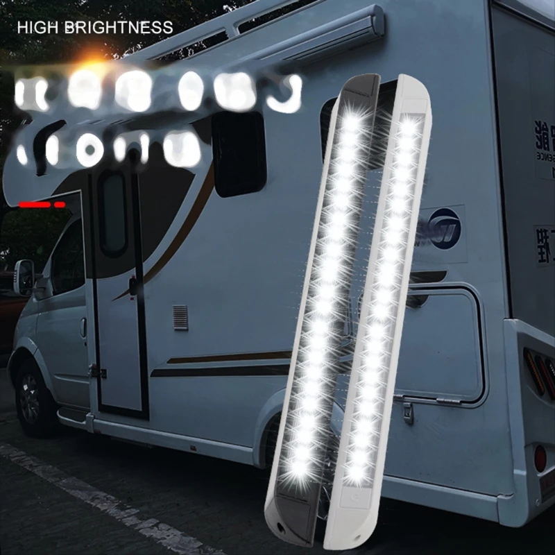2024 New 12-28V LED Awning Lamp for RV Waterproof Yard Garden Night Light Lamp Universal Porch Light Wall Lamp