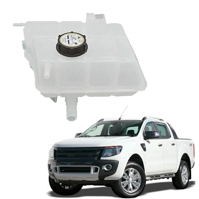 Car Radiator Coolant Expansion Tank With Cap Replacement AB39-8K089-AA AB39-8K218-AA For Ford Ranger 2012-2020