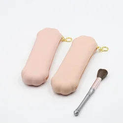 Travel Makeup Brush Holder Silicone Cosmetic Brush Organizer Portable Make Up Brushes Storage Case Soft Beauty Brush Bag