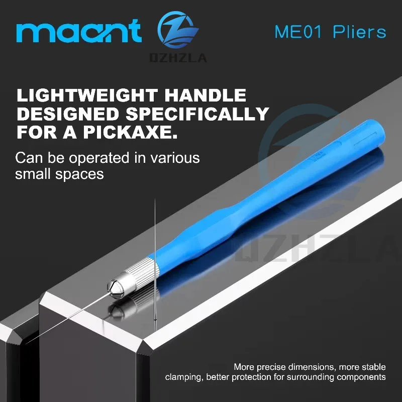 MAANT ME01 Non-Magnetic IC Pry Needle No Welding Safe Explosion-Proof Phone PCB Motherboard Chip Disassembly Repair Tool Set
