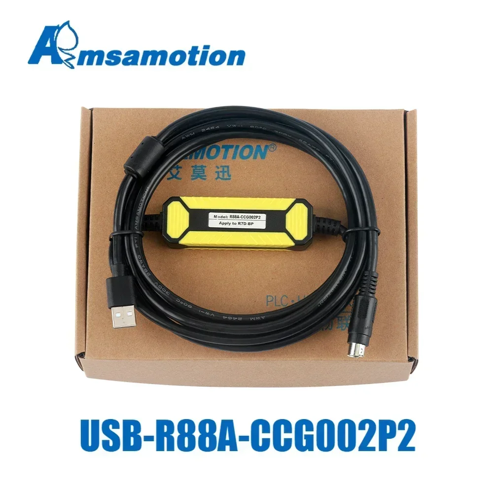 

USB-R88A-CCG002P2 Suitable for OMRON R88D R7D-BP Servo Debugging Data Download Cable