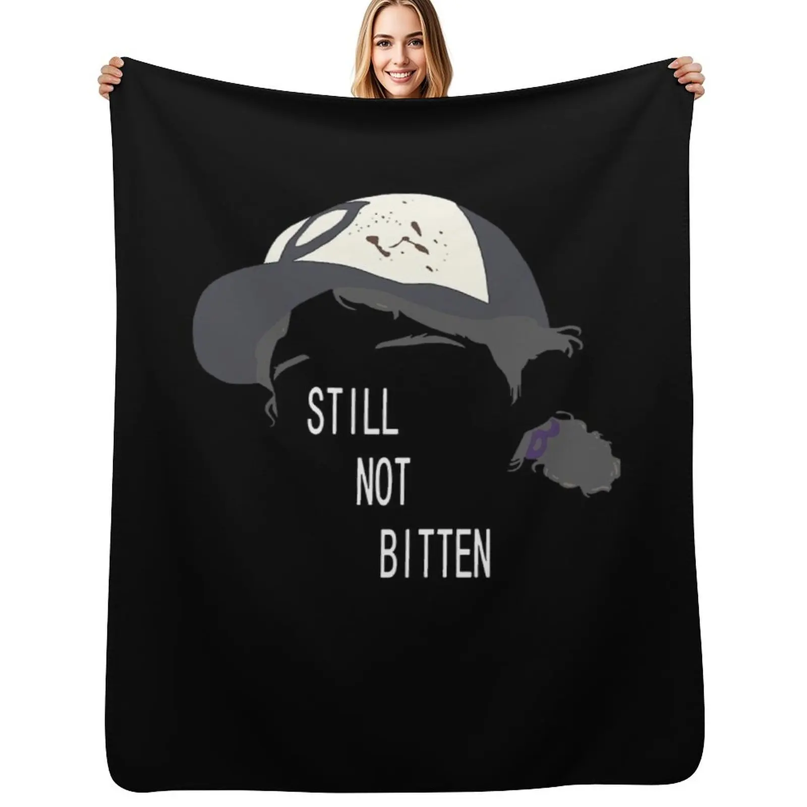 

Telltale Games The Walking Dead Clementine Outline ver Throw Blanket Decorative Throw Plaid Bed linens sofa bed Blanket