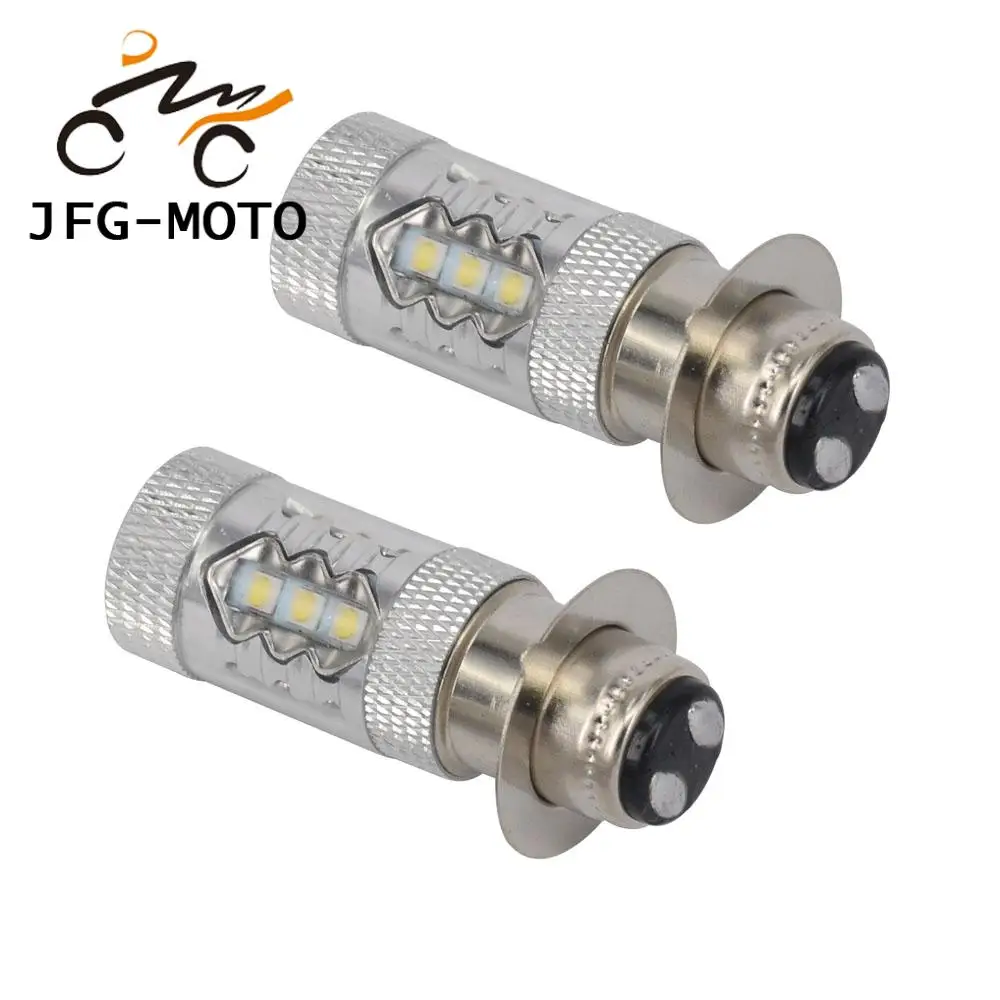 Super LED Headlights Bulbs Motorcycles 2PCS 80W For YAMAHA ATV YFM350 400 450 660 700 Raptor Blaster 200 Banshee 350 Grizzly